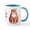 White/Blue Inside, variant on CafePress - I AM Smiling Mug - 11 oz Ceramic Mug - Novelty Coffee Tea Cup