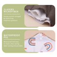 thumbnail image 4 of S Size Random Color 5pcs/set Absorbent Microfiber Bamboo Charcoal Menstrual Pads Waterproof Washable Reusable Sanitary Pads, 4 of 5