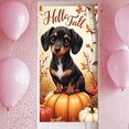 thumbnail image 5 of Decorative Design Autumn Banner Dachshund Fall Decoration for Seasonal Celebration Indoor Decor Outdoor Event, 5 of 9