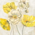 thumbnail image 2 of Rowan, Carol 26x26 Gold Ornate Wood Framed with Double Matting Museum Art Print Titled - Gold and White Contemporary Poppies Neutral, 2 of 4