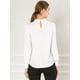 thumbnail image 5 of Dde San Patricio profesional Blusas de gade manlarcon cuello alto elegante pamujer blanco S, 5 of 6
