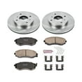 thumbnail image 3 of Power Stop Front Stock Replacement Brake Pad and Rotor Kit KOE656, 3 of 8