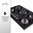 thumbnail image 4 of PARRILLA DE GAS EMPOTRABLE CON 5 QUEMADORES ECOCINARE  STUF-06, 4 of 7