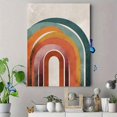 thumbnail image 4 of Qisvanset Retro Rainbow Sun Arch Canvas Print 12x16 Inch Boho Room Decor, 4 of 8