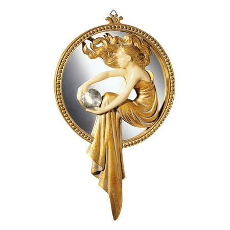 - Design Toscano Lady of the Lake Art Deco Wall Mirror