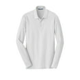 thumbnail image 5 of Port Authority Long Sleeve Core Classic Pique Polo-3XL (White), 5 of 6