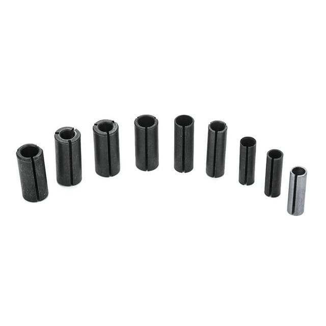 Delaman Chuck Collet Adapters, Woodworking Router Bit Chuck Collet Adapter Split Bushing Milling Cutter Holder for Engraving Machine Wood Router