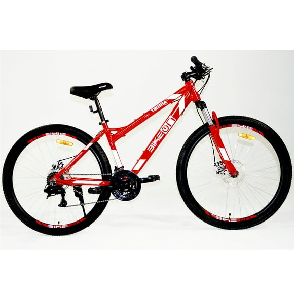 Bicicleta de montaña BikeON R27.5 roja Modelo tierra