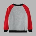 thumbnail image 3 of Cethrio Kids Boys Cotton Sweatshirts, Pullover Casual Crew Neck Fall Long Sleeve Tops Gray Size 3 T, 3 of 3