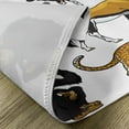 thumbnail image 5 of Ambesonne Zoo Place Mats Set of 4, Cartoon Wild Animals Africa, Standard Size, Multicolor, 5 of 6