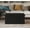 Black, variant on Home Design Upholstered Folding Storage Bench – Grey Linen, Padded Seat with Hidden Storage, Collapsible Design
