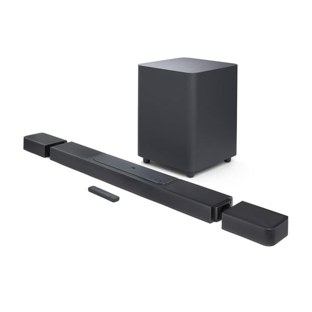 JBL Bar 1300X: barra de sonido de 11.1.4 canales con parlantes envolventes desmontables, MultiBeam™, Dolby Atmos® y DTS:X®, negro