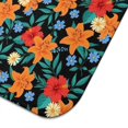 thumbnail image 5 of Pioneer Flower Floral Print Pattern Kitchen Dish Drying Mat 1 Pack, Ultra Absorbent Microfiber Drainer Mat, 16"x18", 5 of 6