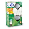 Great Value Glass LED 4.5 Watts General Purpose Soft White Medium Base Bulbs, 4 count