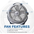 thumbnail image 2 of Lasko Wind Machine Circulador de aire de 20", Black Wind 20, 2 of 4