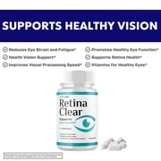 Retina Clear Vision Care Pills Advanced Formula Eye Health Supplement RetinaClear 120 Capsules
