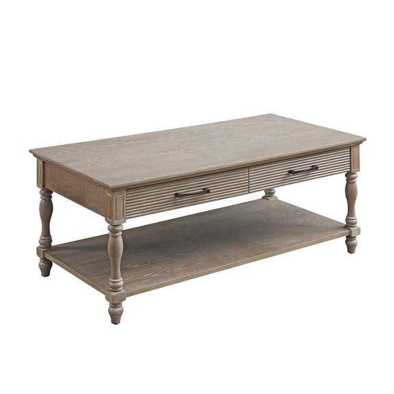 Acme Ariolo Coffee Table Weathered Oak