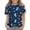 #A03-Dark Blue, variant on Girls Tshirts Crewneck Deer Grahic Tshirt Short Sleeve Tshirts Toddler Summer Fashion Cotton Tee Tops Girls