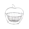 thumbnail image 4 of GOOHOCHY 1PC Metal Bread Basket in Silver for Kitchen Use and Fruit Organization, 4 of 8