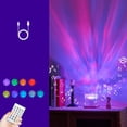 thumbnail image 1 of Fiudx Luz de Proyección de Cielo Ambiental con Control Remoto, 16 Colores, Patrones Musicales, Carga Usb, Diseño Compacto, Decoración para El Hogar y La Oficina, Ambiente Relajante, Tamaño 11,2 X 11,, 1 of 6