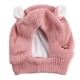 thumbnail image 1 of Billuyoard Gorro de calavera cálido de felpa y grueso para niños, gorro cálido y acogedor para niños, gorro de calavera cálido, sombreros Ropa para mascotas rosa, 1 of 6
