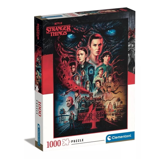 Rompecabezas Stranger Things Personajes (Season 4) 1000 Piezas Clementoni 39686