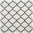 thumbnail image 6 of SAFAVIEH Hudson Aline Plush Geometric Shag Area Rug, Ivory/Slate Blue, 2' x 3', 6 of 9
