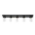 thumbnail image 1 of Alden 5-Light Vanity Light, Matte Black, 1 of 9