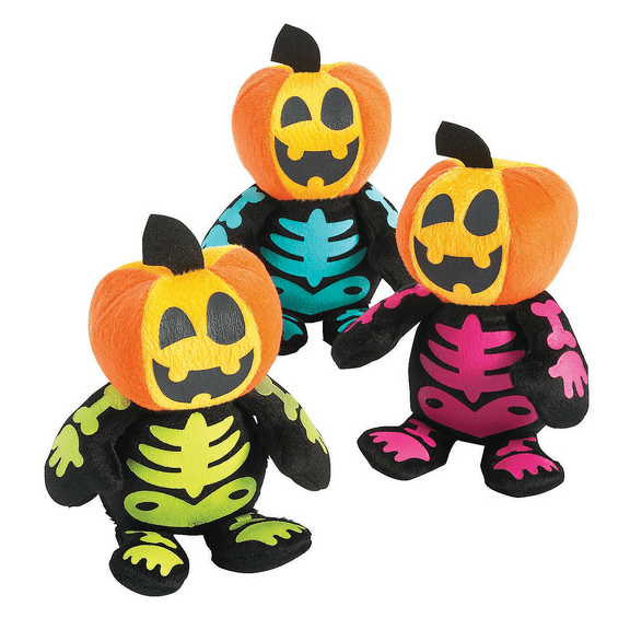 Spookadelic Plush Characters - Party Favors - 12 Pieces