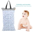thumbnail image 3 of Bolsa De Pañales De Tela Seca Y Húmeda Colgante Reutilizable, Bolsa De Pañales De Tela Seca/húmeda Colgante Grande Para Viajes, Playa, Fitness, Senderismo, Almacenamiento, 3 of 7