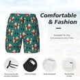 thumbnail image 5 of Haiem Cartoon Poodle Dog Mens Swim Trunks with Compression Liner 2 in 1 Swimming Shorts Stretch Swimwear Quick Dry,Board Shorts-3X-Large, 5 of 9