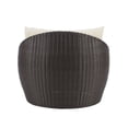 thumbnail image 5 of Linon Rowan Snuggle Chair Brown, 5 of 8