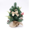 thumbnail image 1 of Gran oferta, corona navideña de PVC decorada de 40cm con frutos rojos y flores rojas, adornos navideños, 1 of 4