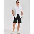 thumbnail image 4 of COOFANDY Mens Casual Shorts Classic Fit Chino Dress Shorts Lighweight Stretch Flat Front Golf Shorts with Pockets, 4 of 6