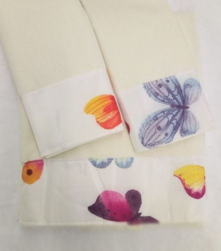 Elegant Design 3 Piece Decorative Bath Hand Towel Set Bathroom