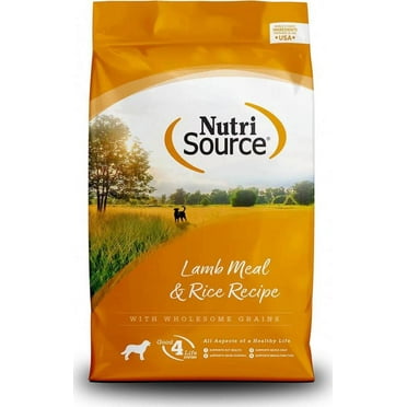 NutriSource Lamb Meal and Rice Dry Dog Food 12 lb
