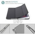 thumbnail image 3 of Smart Case for iPad Air 2 (2014 Release), Ultra Slim Lightweight Stand Protective Case Shell with Translucent Frosted Back Cover for Apple iPad Air 2 (A1566 A1567), 3 of 7