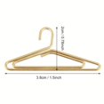 thumbnail image 3 of 8pcs Hanger-Shaped Metal Paper Clips - Perfect for Office, School, and Wedding Decorations!, 3 of 4