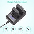 thumbnail image 3 of set,Display D3100 D3200 1500mah Battery 1pc 2pcs 7.4v 1500mah D3100 D3200 D3300 D3200 D3300 D3400 Led Screen Display Kit 2pcs 7.4v Battery 1pc Led2-el14 Battery R 1pc Led2-el14 Dual, 3 of 6