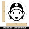 thumbnail image 2 of Occupation Athlete Softball Woman Icon Self-Inking Rubber Stamp Ink Stamper - Yellow Ink - Mini 1/2 Inch, 2 of 7
