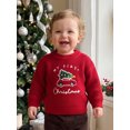 thumbnail image 3 of Cjfdfy Newborn Baby Boy Girl Christmas Sweater Christmas Tree Car Embroidered Long Sleeve Knit Tops Infant Cute My First Christmas Holiday Clothes 0-18M ﻿, 3 of 9