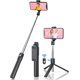 thumbnail image 1 of Selfie StickBluetooth, 3 en 1MiniTrípodeSmartphoneMonopodSelfieStickTelescópico con control remotoMaterial de aleación de aluminio para iPhone131211ProMax/XS/XR/X/8Samsung,Huawei, 1 of 5