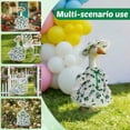 thumbnail image 3 of Spring Porch Goose Outfit for 23''H Cement Statue Goose Skirt Costume With Hat for Summer Outdoor Yard Lawn Patio Decor, 3 of 8
