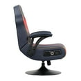 thumbnail image 3 of X Rocker Adrenaline 2.1 Wireless w Vibration Pedestal Gaming Chair, Red, Blue, Gold, 3 of 5