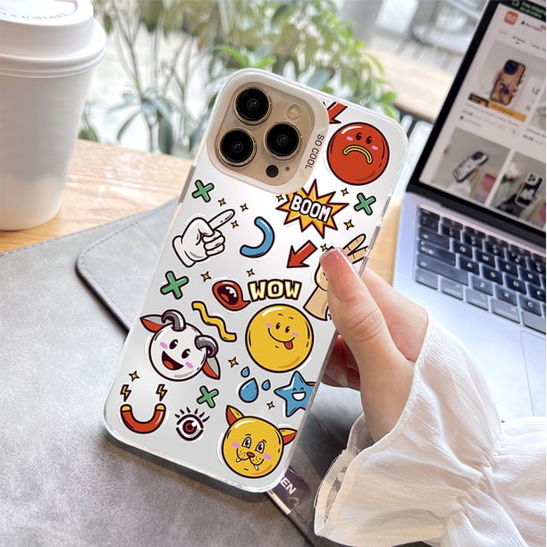¡Sea creativo con una funda para teléfono con impresión artística única y arenada para iPhone 15 Pro Max!