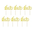 thumbnail image 3 of Feliz año Hello 2020 Cake Topper - 6X Hecho Hello 2020 New Year' Postre Cake Topper para Hello 2020 New Year Party Decor Supply dorado perfecl Topper de pastel de Navidad, 3 of 8