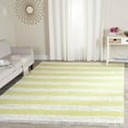 thumbnail image 3 of SAFAVIEH Montauk Cainneach Striped Cotton Area Rug, Ivory/Light Green, 5' x 7', 3 of 3