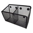 thumbnail image 2 of Porta lápices magnético Cesta de malla negra para armario frigorífico 2 cuadrícula Sunnimix Tenedor de lápiz de malla, 2 of 6