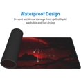 thumbnail image 4 of Black and Red Moon Mouse Pad XL Large Gaming Mousepad Extended Long Keyboard Desk Mat with Non-Slip Rubber Base for Office Laptop Computer 31.5x11.8, 4 of 6