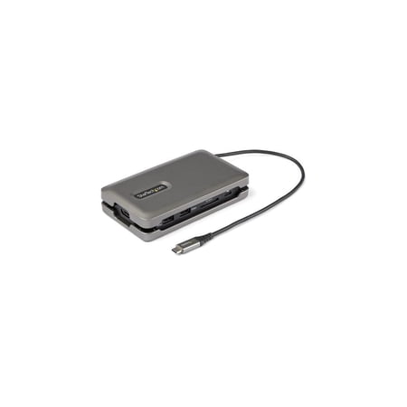 UPC: 0065030880749 | StarTech USB C Multiport Adapter – USB C to 4K 60Hz HDMI 2.0 – 2-Port 10Gbps USB Hub – 100W Power Delivery Pass-through – GbE – SD/MicroSD – USB Type-C Mini Dock – 10  Cable